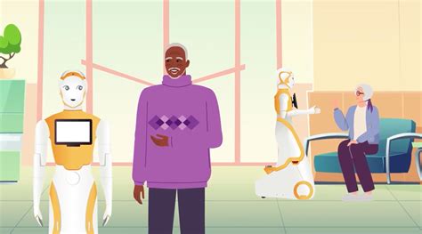 robo companion humanoid robot  chatty   elderly hospital