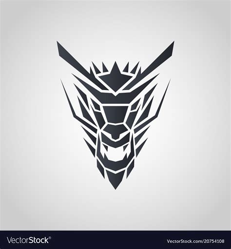 Dragon logo Royalty Free Vector Image - VectorStock