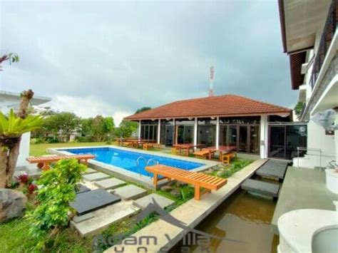 Villa Putih 5 Kamar Kolam Renang Pribadi View Gunung Adam Villa Puncak