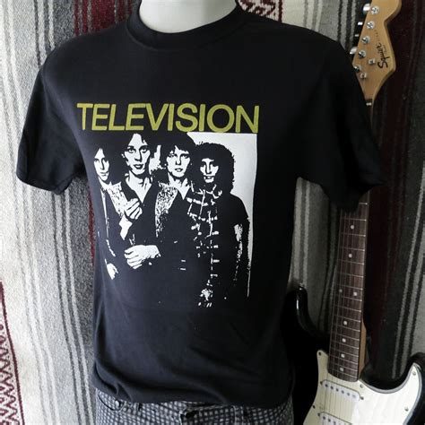 Television band T shirt screen print richard Hell on Storenvy