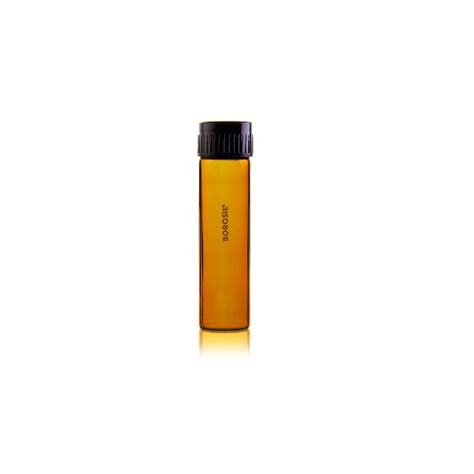 Foxx Life Sciences Borosil Amber Culture Tubes Media Flat Pp Cap With