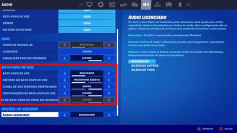 Como Ativar O Microfone Para Falar No Fortnite Xbox One PS4 PC