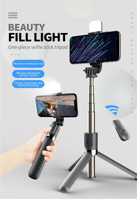 Cyke Flexible Wireless Selfie Stick Tripod Mini 360 Degree Handheld