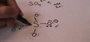 How to Draw the Lewis dot structure for sulfate « Science Experiments ...