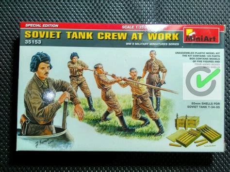 Jual Model Kit Miniart Soviet Tank Crew At Work Di Lapak