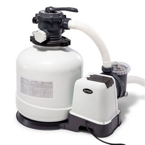 Intex 3000 Gph Pool Sand Filter Pump With Automatic Timer And Automatic Skimmer 2 Piece Kroger