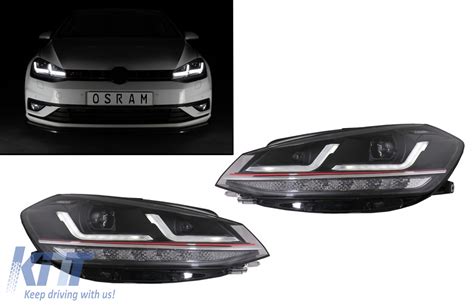 Osram Full Led Headlights Ledriving Suitable For Vw Golf Facelift