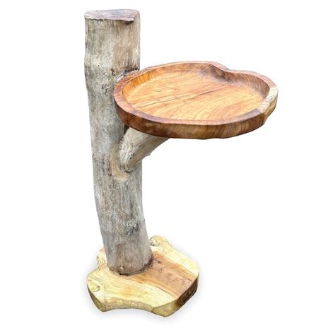 Driftwood Splash Bird Bath Driftwood Teak Splash Bird Bath