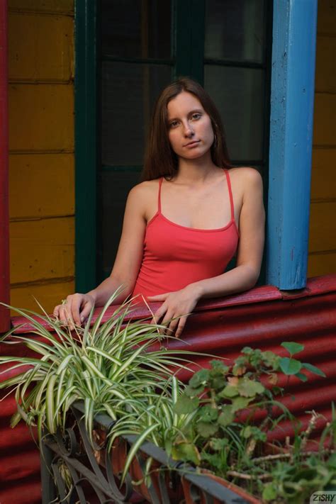 Brunette Tami Fruit With Natural Tits And Hot Ass Posing On The Streets 11 Photos