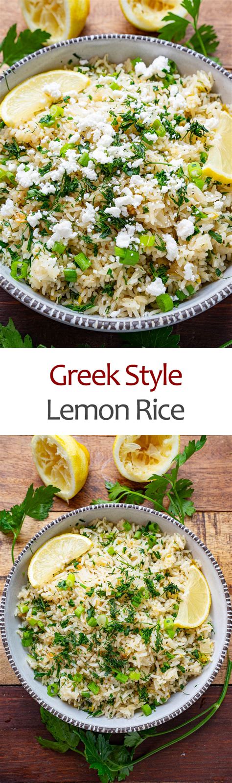 Greek Lemon Rice - Closet Cooking