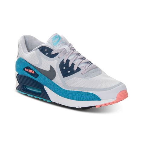 Nike Mens Air Max 90 Comfort Premium Tape Running Sneakers From Finish