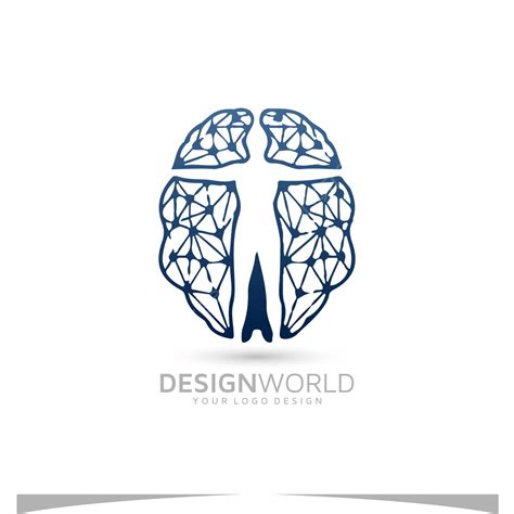 Neuroscience Vector Design Images Neuroscience Vector Logo Design Idea