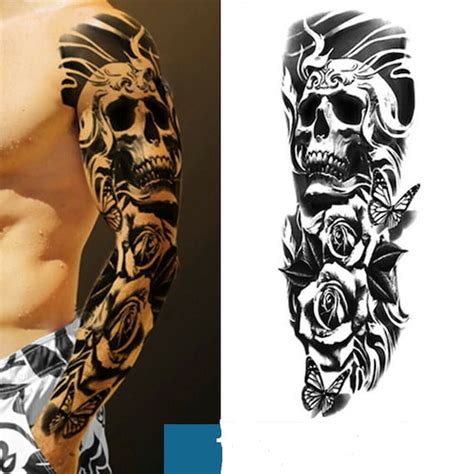 Skull Sleeve Tattoos