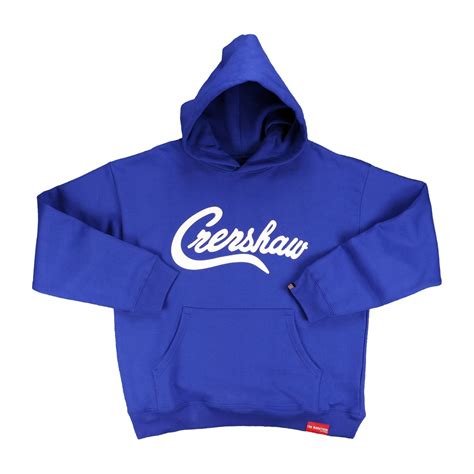 Crenshaw Hoodie - Royal/White – The Marathon Clothing