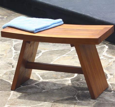 Add A Zen Touch To Your Shower With An Asian Shower Stool Teak Patio