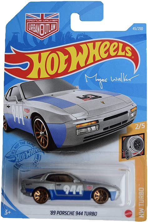 Hot Wheels Porsche Turbo Silver Blue Turbo Amazon Ca Toys Games