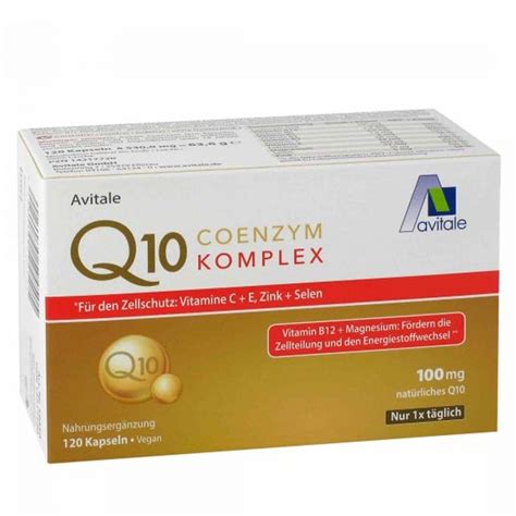 Avitale COENZYM Q10 100 Mg Kapseln Vitamine Mineralstoffe Online