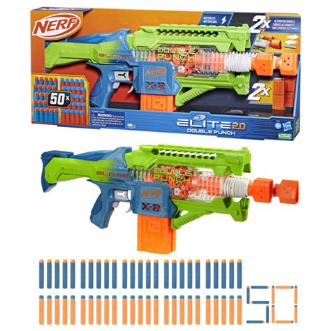 Hasbro 孩之寶 Nerf 菁英系列 雙擊終結者電動射擊器 Pchome 24h購物