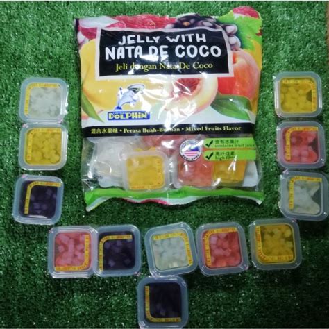 Captain Dolphin Jelly With Nata De Coco 384g 12small Pcs Shopee Malaysia