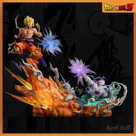 Figuras De Dragon Ball Z Estatua De Pvc De Son Goku Vs Majin Buu