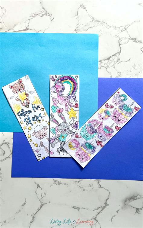 Printable Unicorn Bookmarks