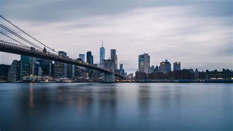 Premium Photo Panoramic View Of Brooklyn Bridge And Lower Manhattan