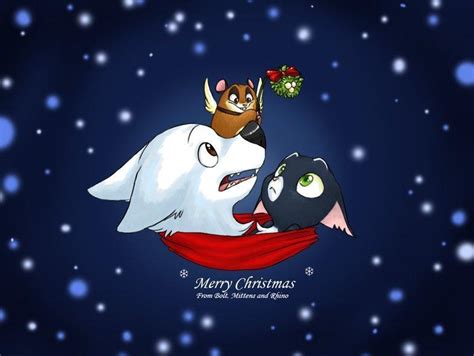 Merry Xmas from Bolt, Mittens and Rhino - Disney's Bolt Photo (8261150 ...