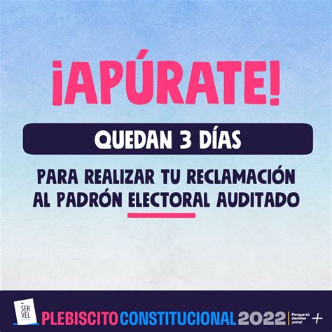 Servicio Electoral On Twitter Solo Hasta Este Jueves De Junio