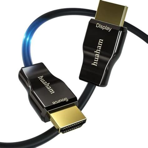 Câble Hdmi Fibre Optique 8K 8K Classé Cl3 Ultra Haute Vitesse 48 Gbit