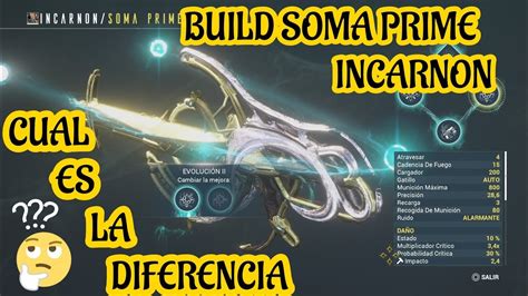 Warframe Soma Prime Incarnon Build YouTube