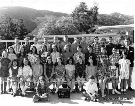 Topanga Elementary School Sixth Grade Class 1968 69 · Topanga