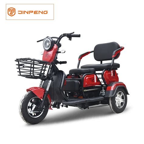 Jinpeng Wholesale Passenger Trike Small Leisure Electric Tricycle For