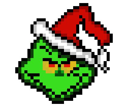 How The Grinch Stole Christmas Pixel Art Maker The Grinch Png Images