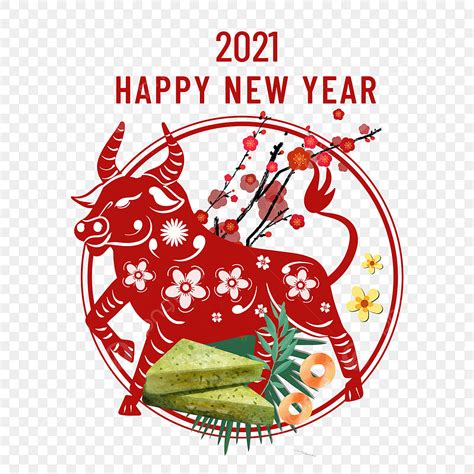 Vietnamese New Year White Transparent Vietnamese New Year Food Wishes