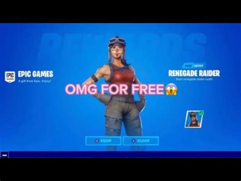 How To Get Renegade Raider For Free Fortnite YouTube