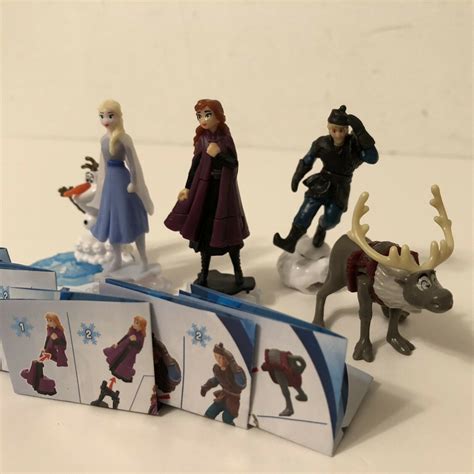 Frozen 2 II Disney Kinder Joy Eggs Toys Set Of 5 Olaf Elsa Anna Kristoff Sven