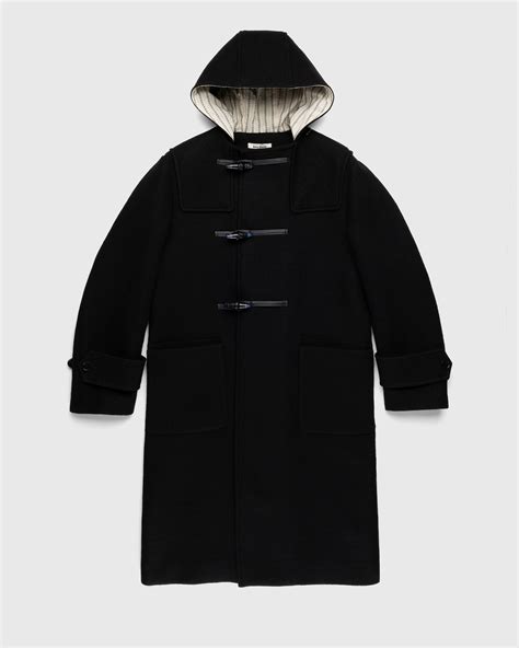 Wales Bonner Eternity Duffle Coat Black Highsnobiety Shop