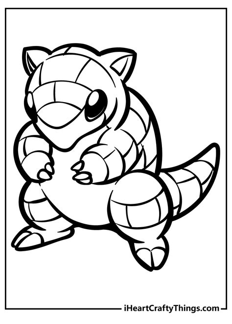 First Ten Pokemon Coloring Page