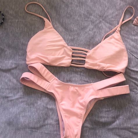Light Pink Bikini Set Gem