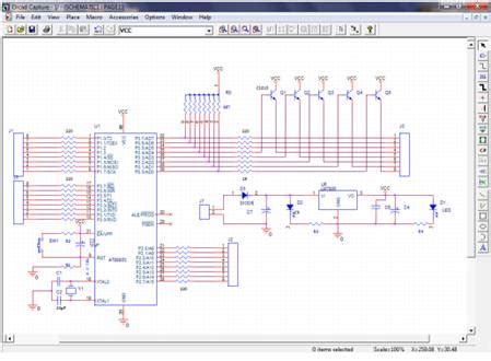 Software de diseño de circuitos electrónicos