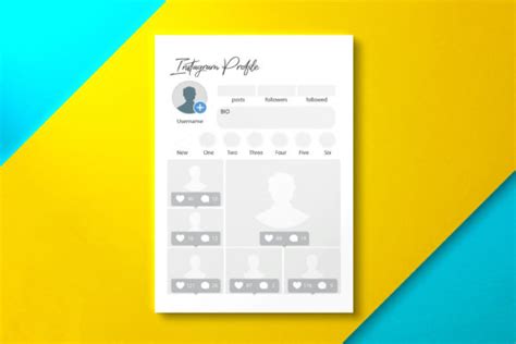 Canva Instagram Profile Template Graphic By Nickkey Nick · Creative Fabrica