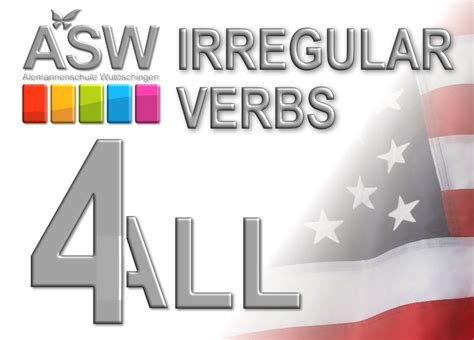 Asw English All Irregular Verbs Diagram Quizlet