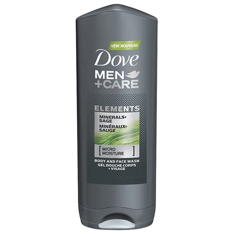 Dove Men Care Elements Minerals Sage Body Face Wash 400ml London