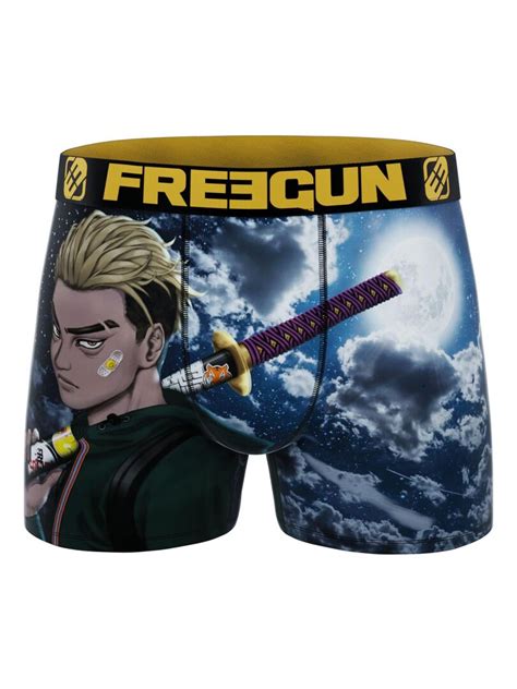 Lot De Boxers Homme Manga Style Hero Freegun Bleu Kiabi