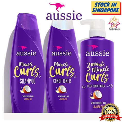 Aussie Miracle Curls Shampoo Conditioner Shopee Singapore