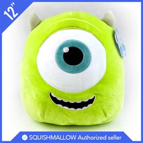 Peluche Squishmallow Kellytoy Disney Mike Wazowski Monster Inc