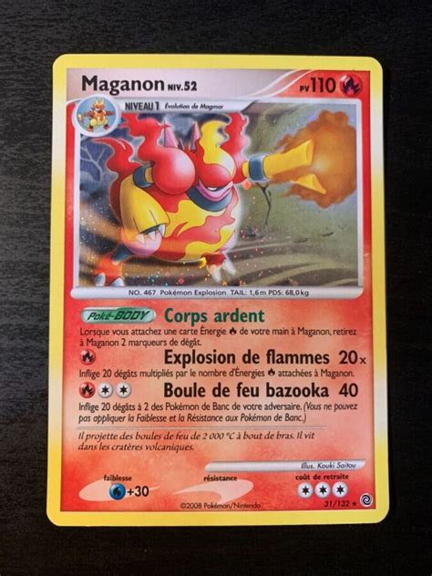 Maganon 31 132 Diamant et Perle Merveilles Secrètes carte Pokemon