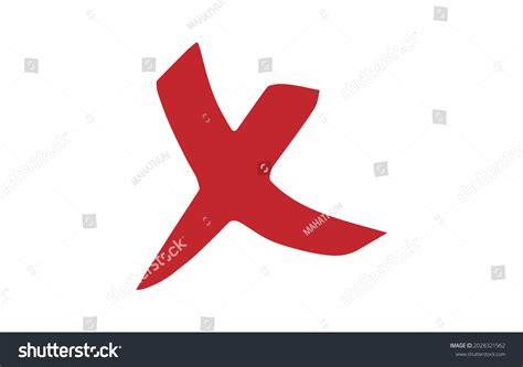 Cross Sign Element Red X Icon Stock Vector Royalty Free