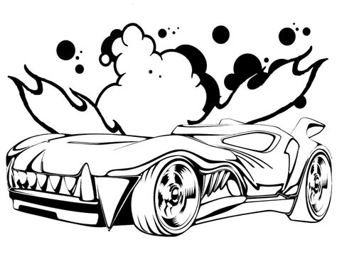 Раскраски Машинки Hot Wheels фото