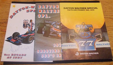 Jeff's Indy Talk: Indy 500 Memorabilia: Salt Walther Media Guides